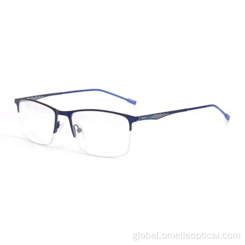 Half Frame Eyeglasses Square Half Frame Optical Glasses for Man Factory